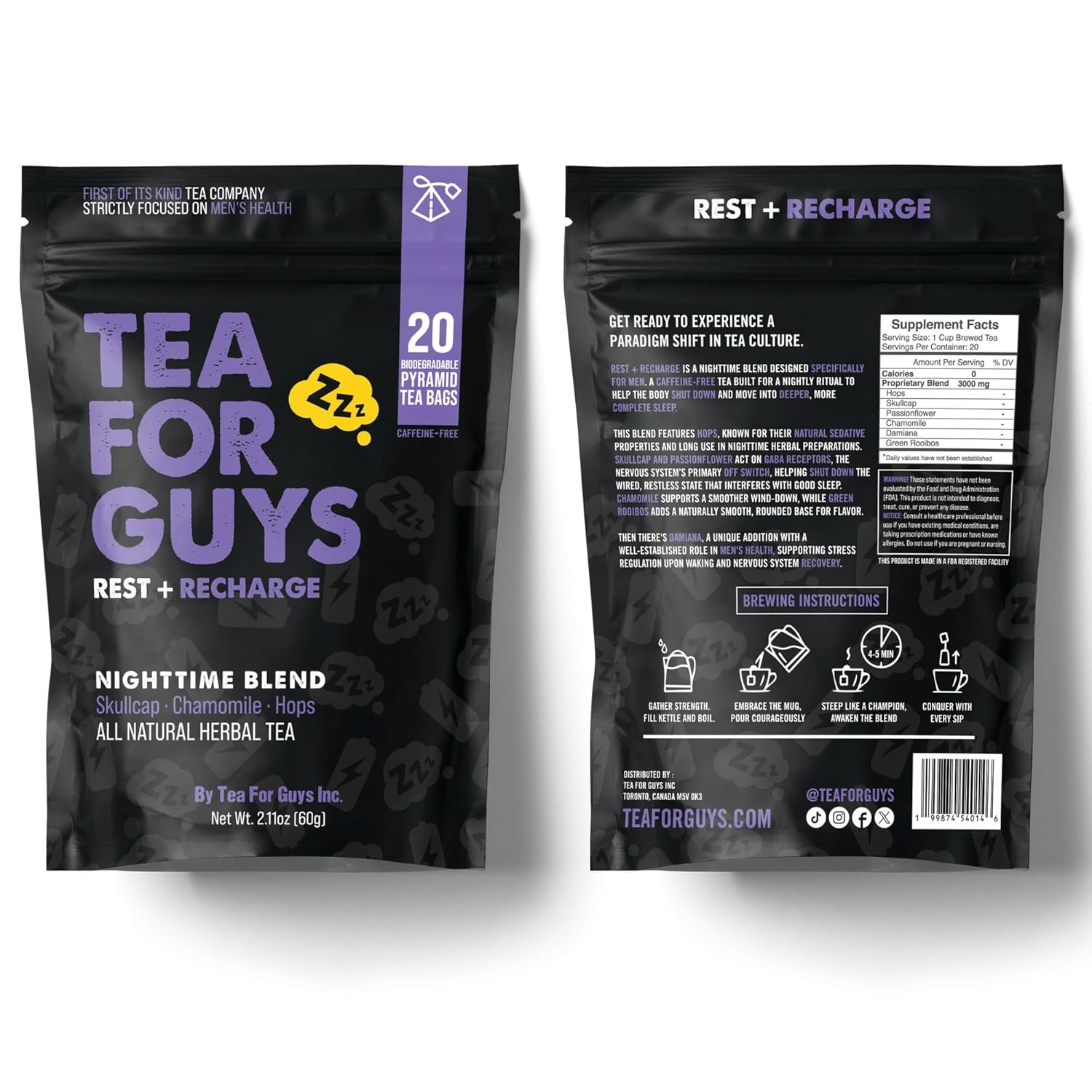 Tea For Guys Nighttime Blend - foto 3